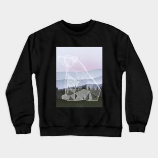 Geometric Nature - Bear (Full) Crewneck Sweatshirt